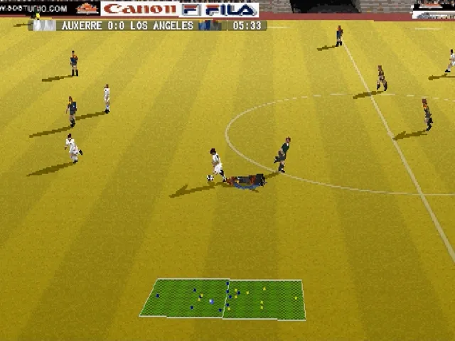 Backdrop artwork for World League Soccer '98