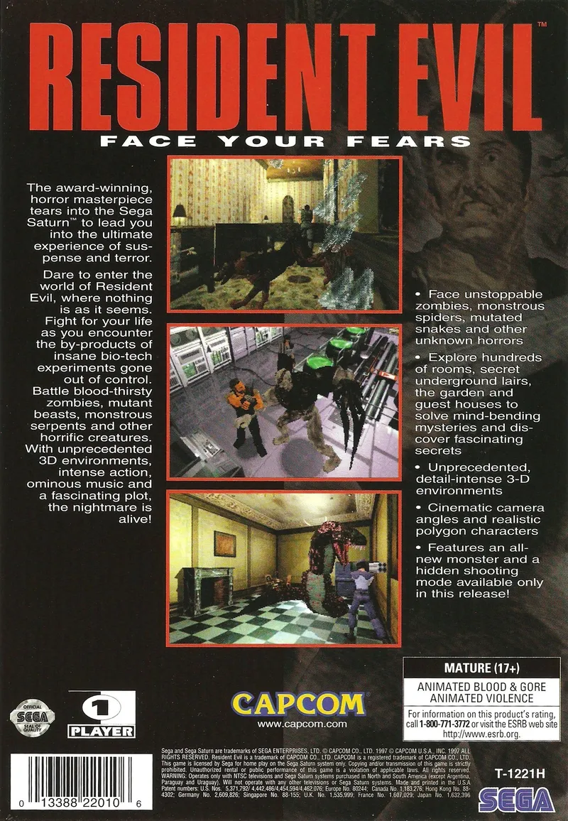 Resident Evil box back