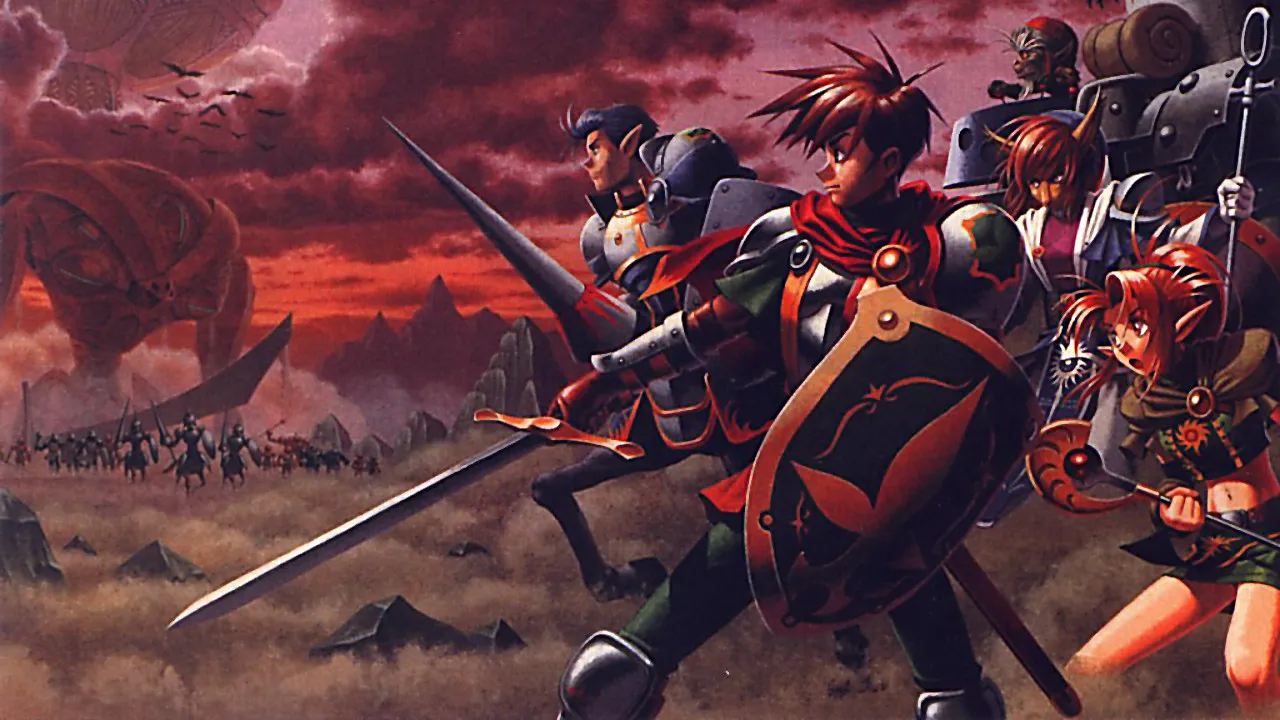 Backdrop artwork for Shining Force III