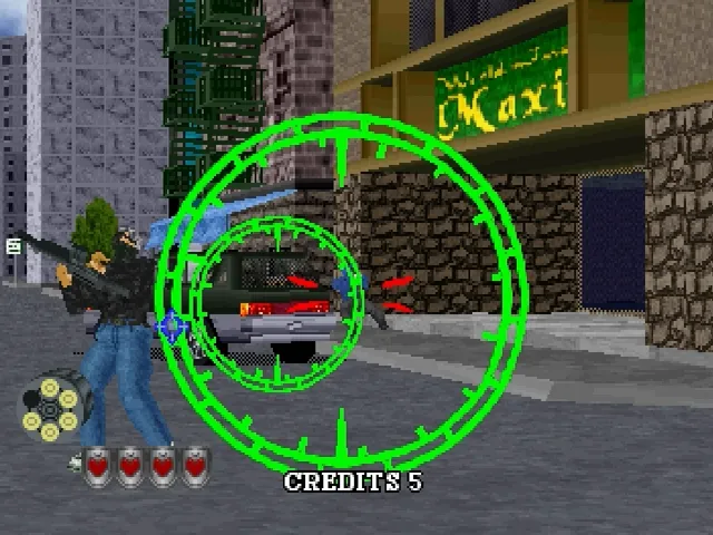 Backdrop artwork for Virtua Cop 2
