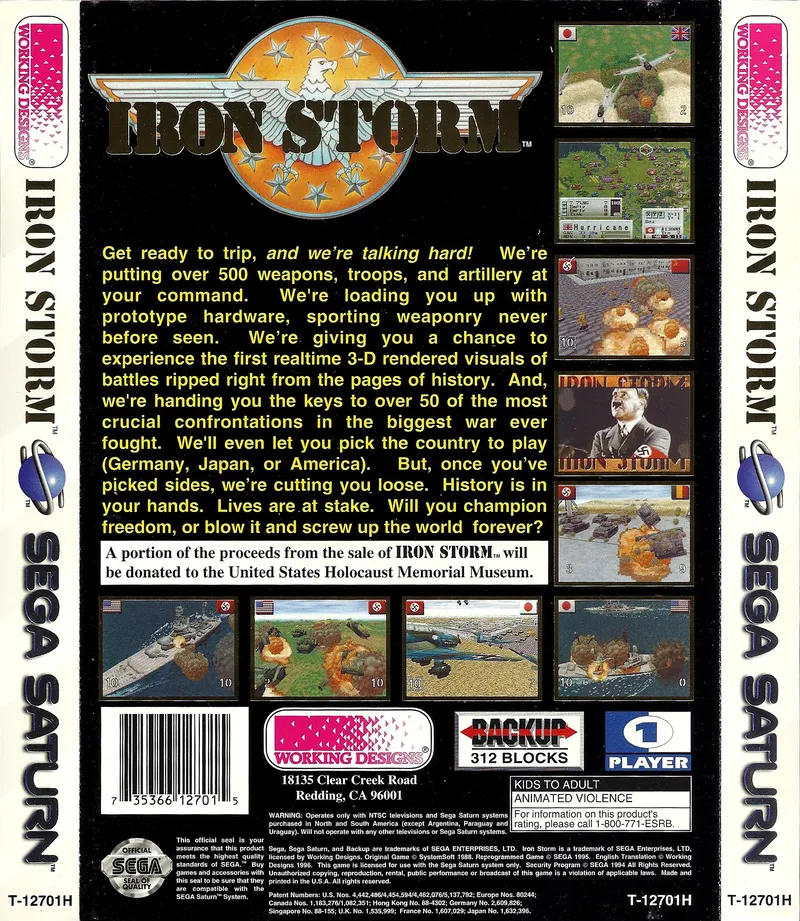 Iron Storm box back