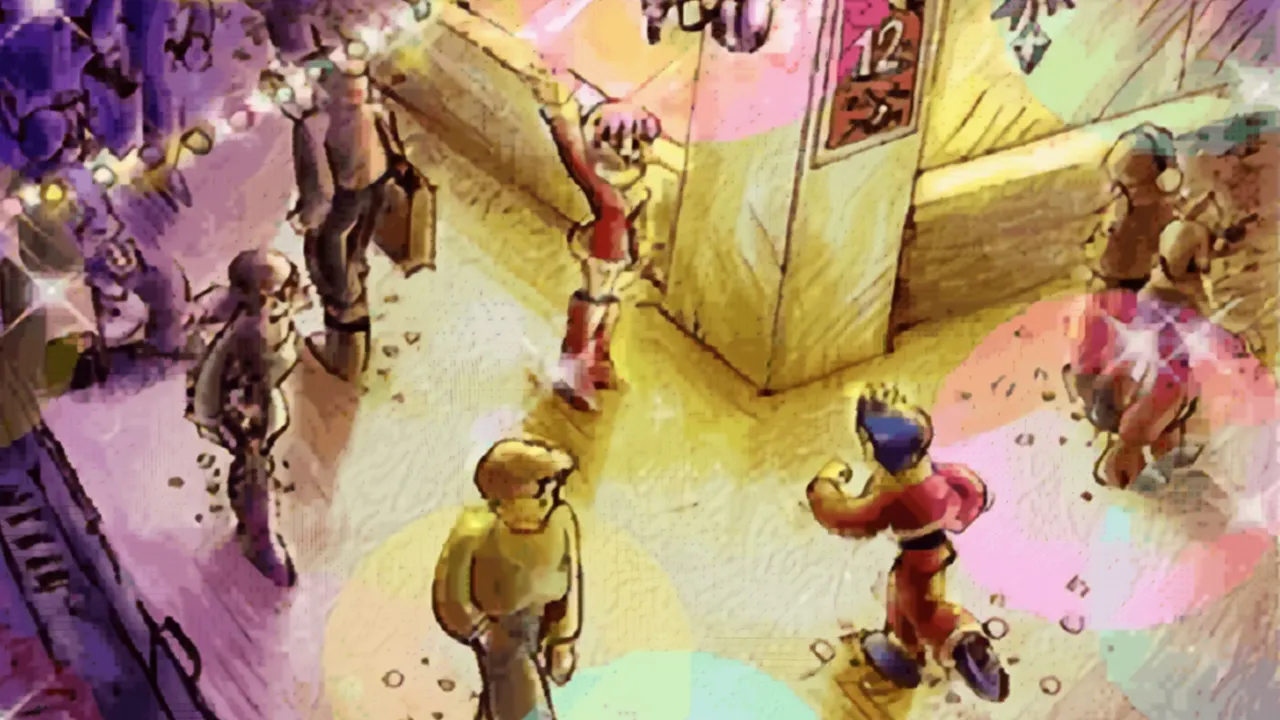 Backdrop artwork for NiGHTS into Dreams...