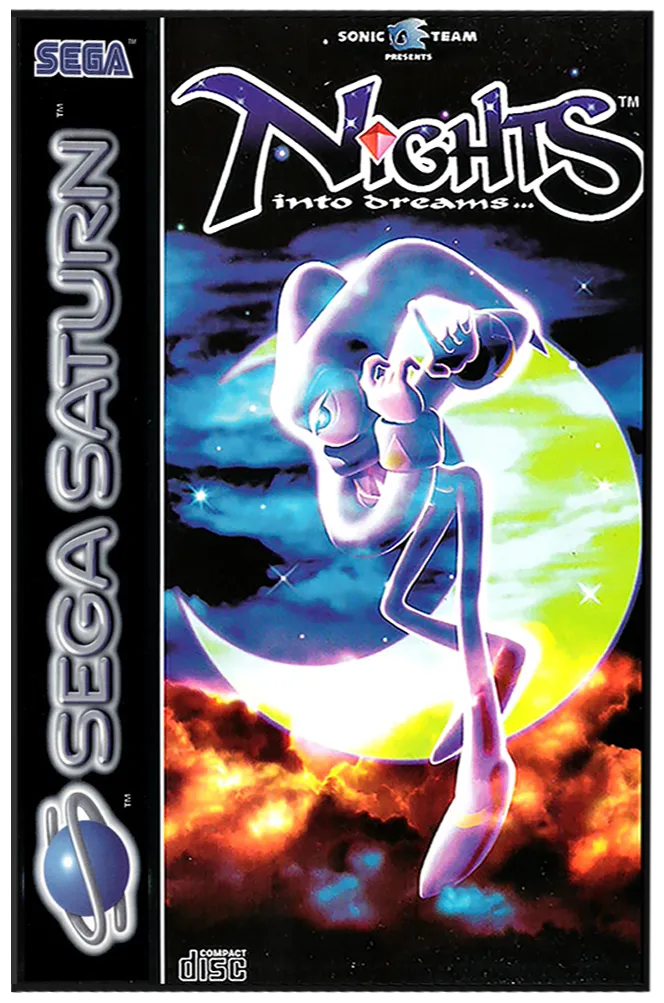 NiGHTS into Dreams... box art