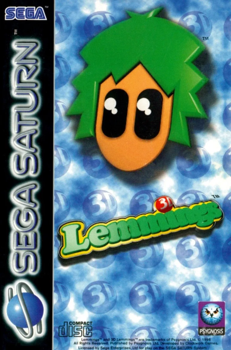 3D Lemmings box art