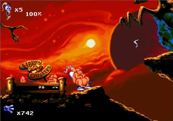 Earthworm Jim 2 screenshot