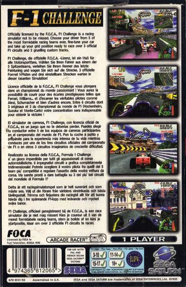 F1 Challenge box back