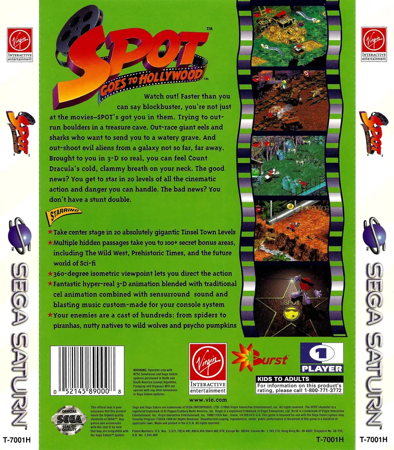 Spot Goes To Hollywood box back