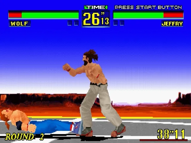 Backdrop artwork for Virtua Fighter Remix
