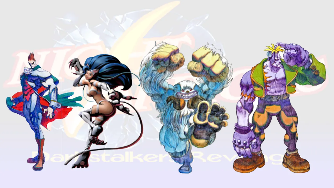 Backdrop artwork for Night Warriors: Darkstalkers' Revenge