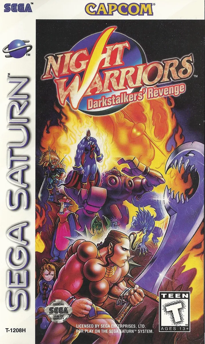 Night Warriors: Darkstalkers' Revenge box art