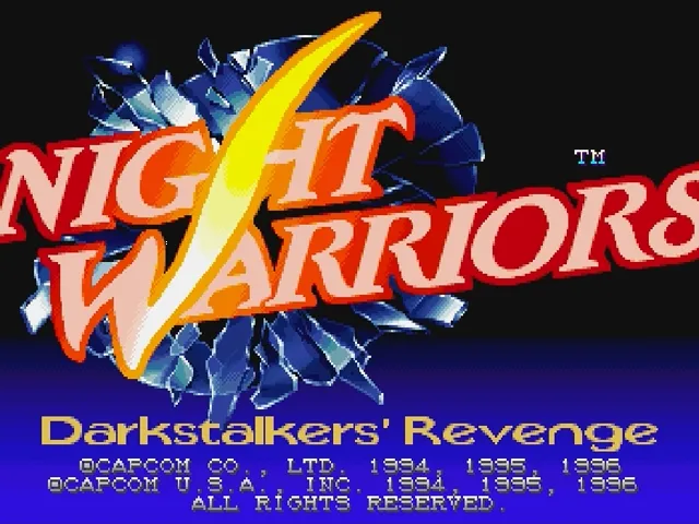 Night Warriors: Darkstalkers' Revenge screenshot