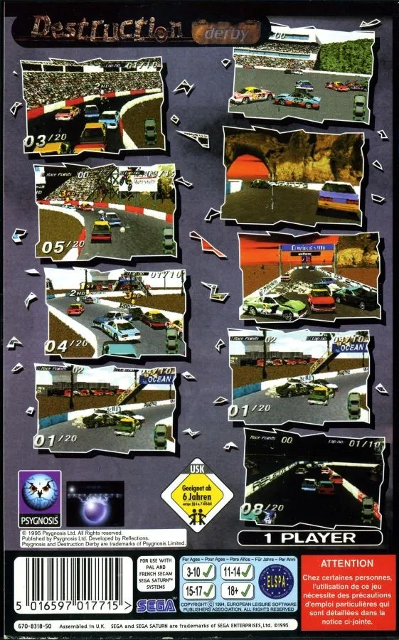 Destruction Derby box back