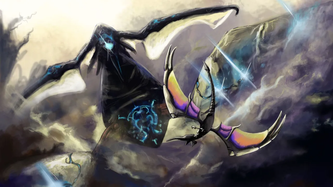 Backdrop artwork for Panzer Dragoon II: Zwei