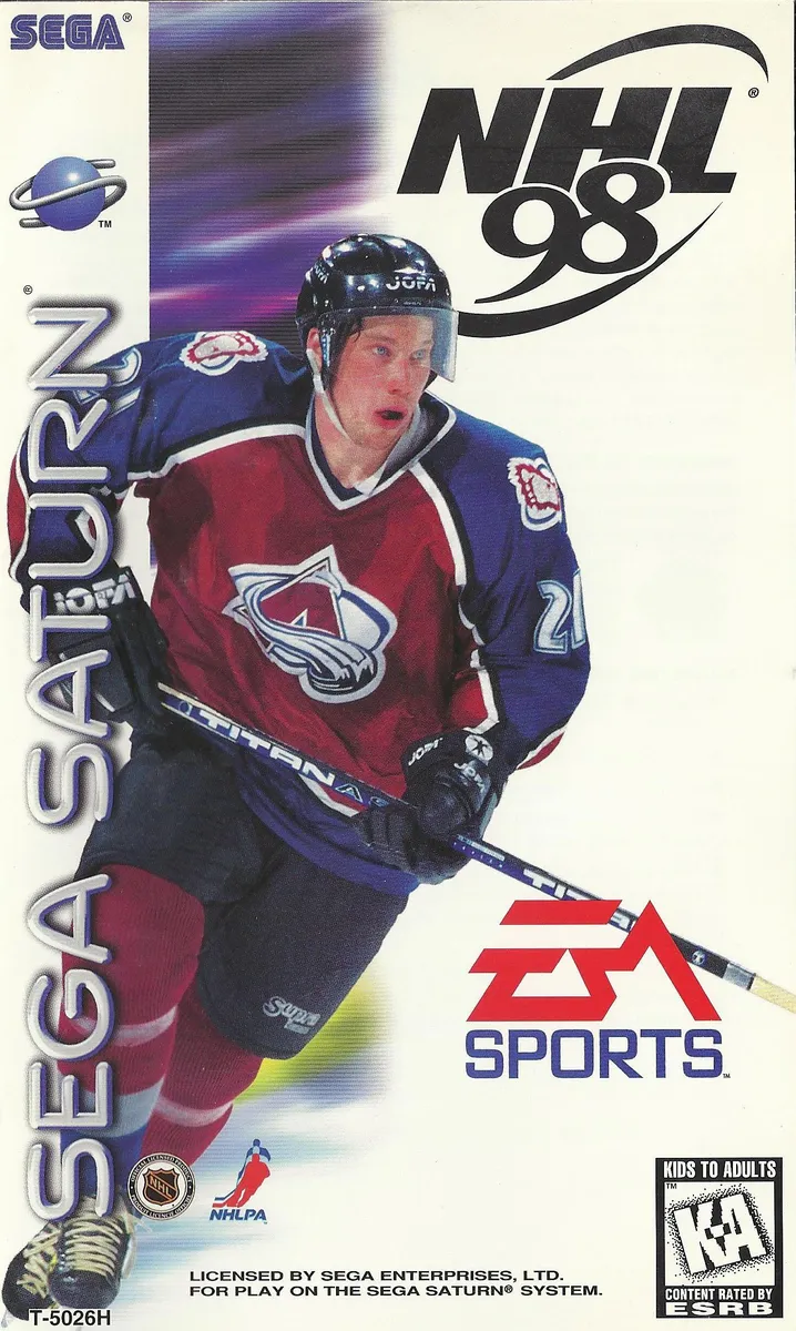 NHL 98 box art