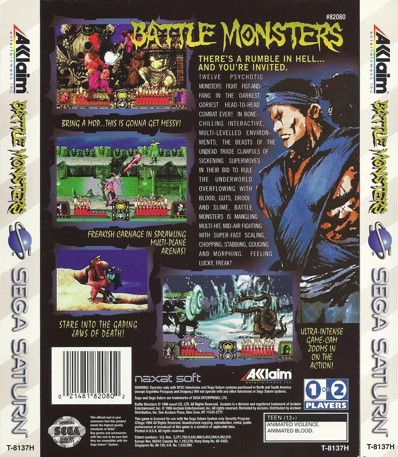 Battle Monsters box back