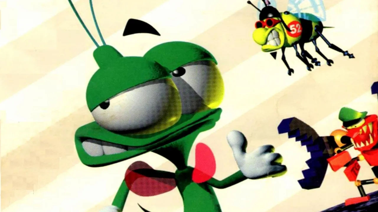 Backdrop artwork for Bug!