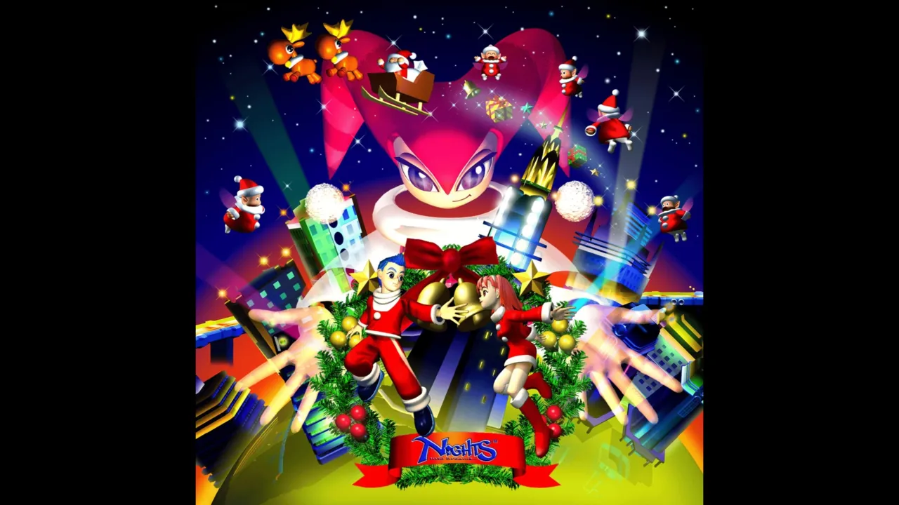 Backdrop artwork for Christmas NiGHTS into Dreams