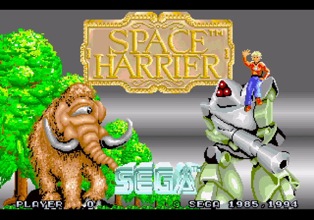 Space Harrier screenshot
