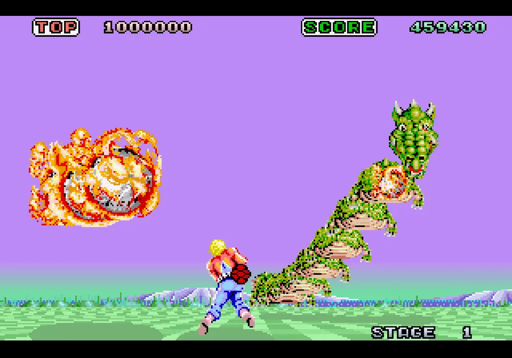 Space Harrier screenshot