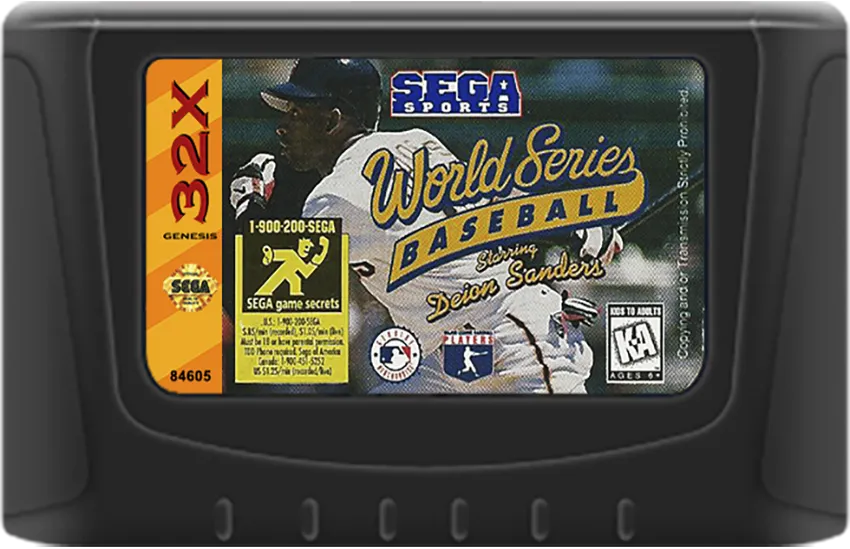 World Series Baseball Starring Deion Sanders cart