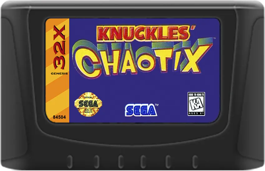 Knuckles' Chaotix cart