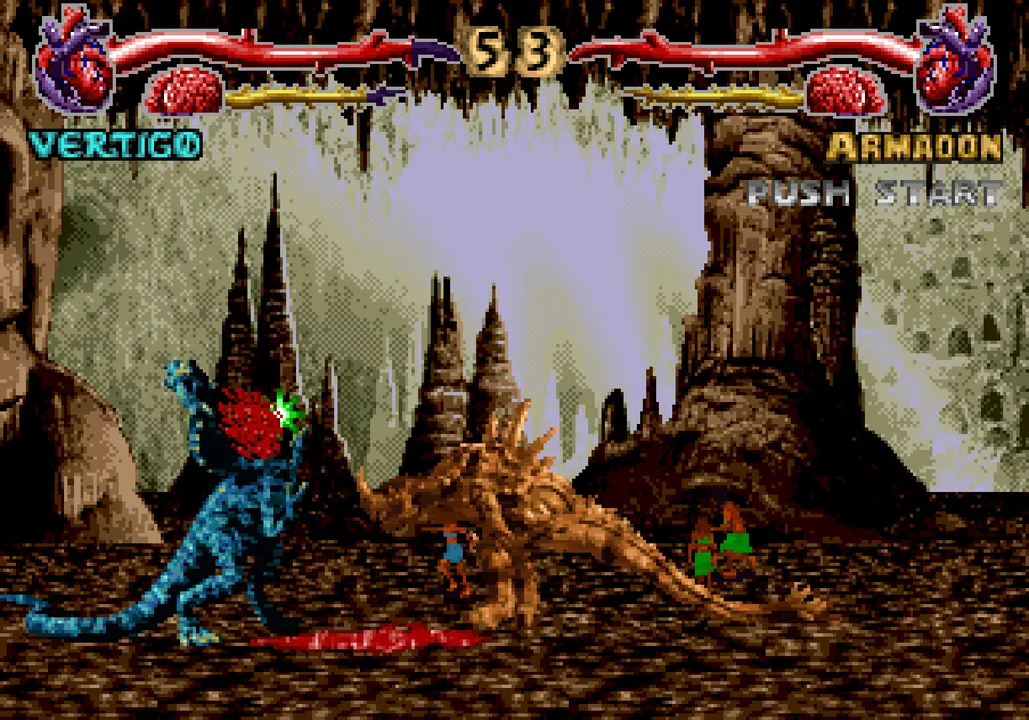 Backdrop artwork for Primal Rage