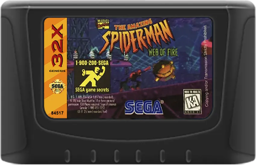 The Amazing Spider-Man: Web of Fire cart