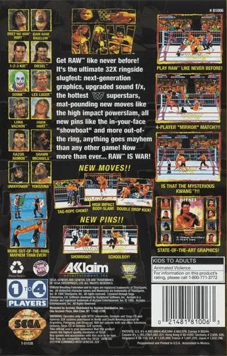 WWF Raw box back