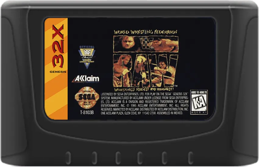 WWF Raw cart