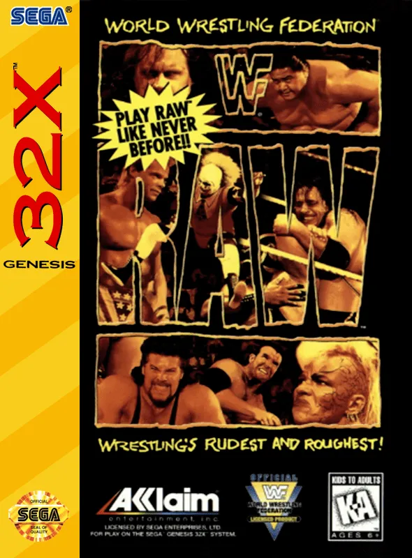 WWF Raw box art