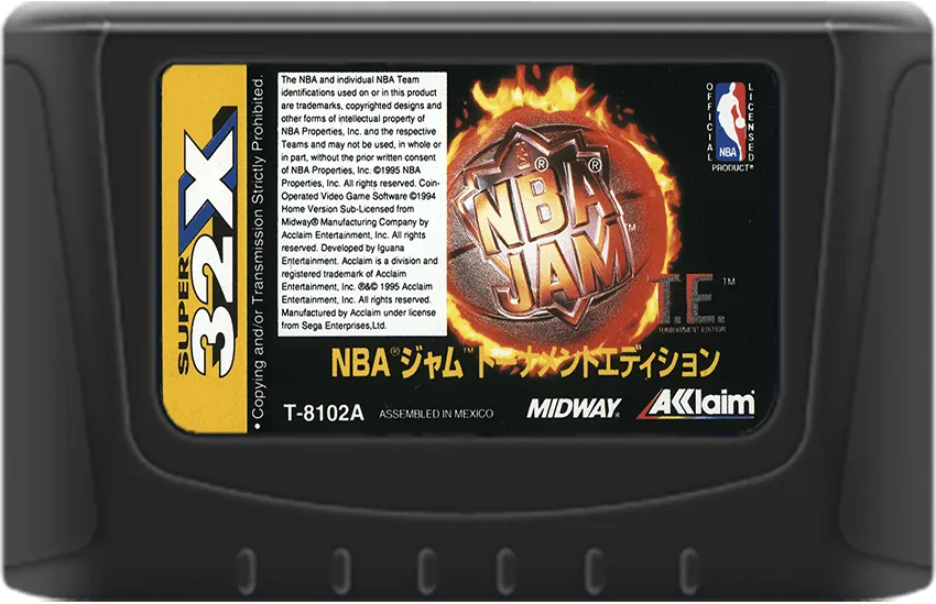 NBA Jam Tournament Edition cart