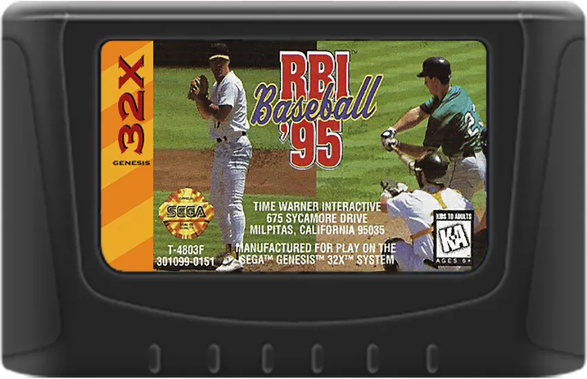 RBI Baseball '95 cart