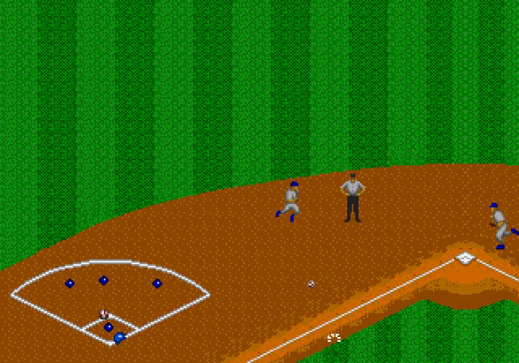 Backdrop artwork for RBI Baseball '95