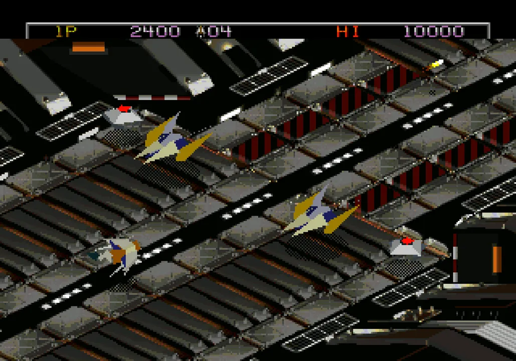 Backdrop artwork for Zaxxon's Motherbase 2000