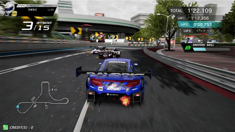 Backdrop artwork for Sega World Drivers Championship
