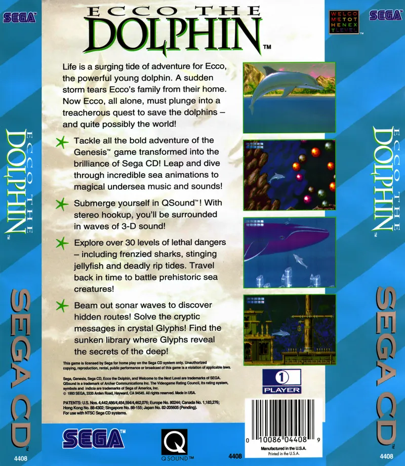 Ecco the Dolphin box back