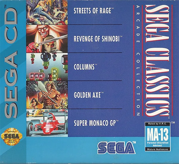 Sega Classics Arcade Collection 5-in-1 box art