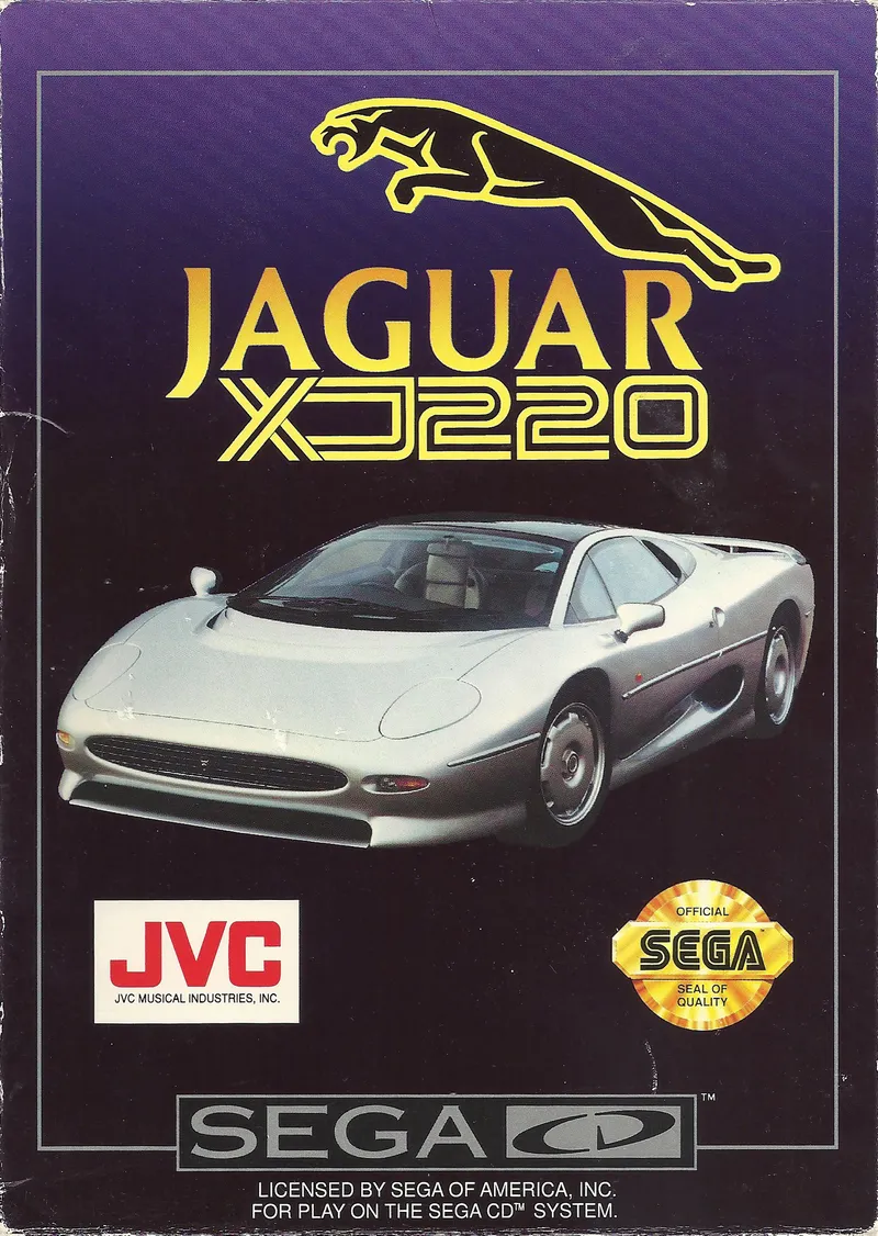 Jaguar XJ220 box art