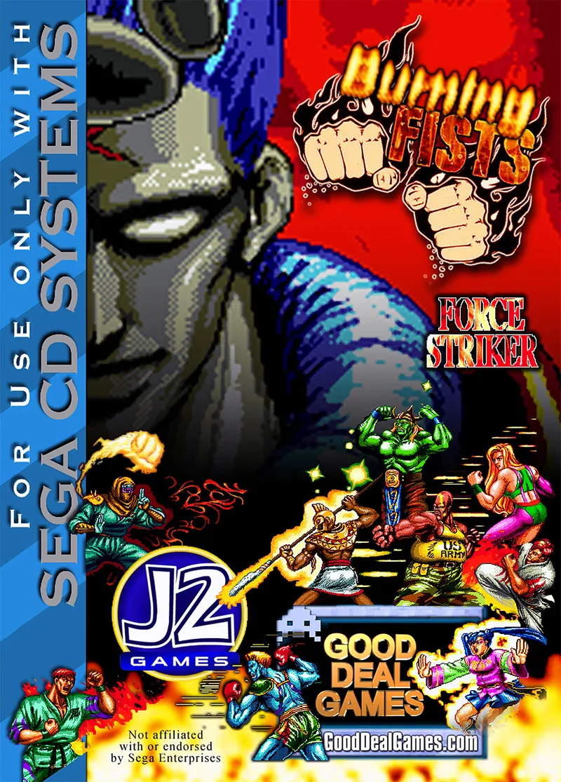 Burning Fists: Force Striker box art