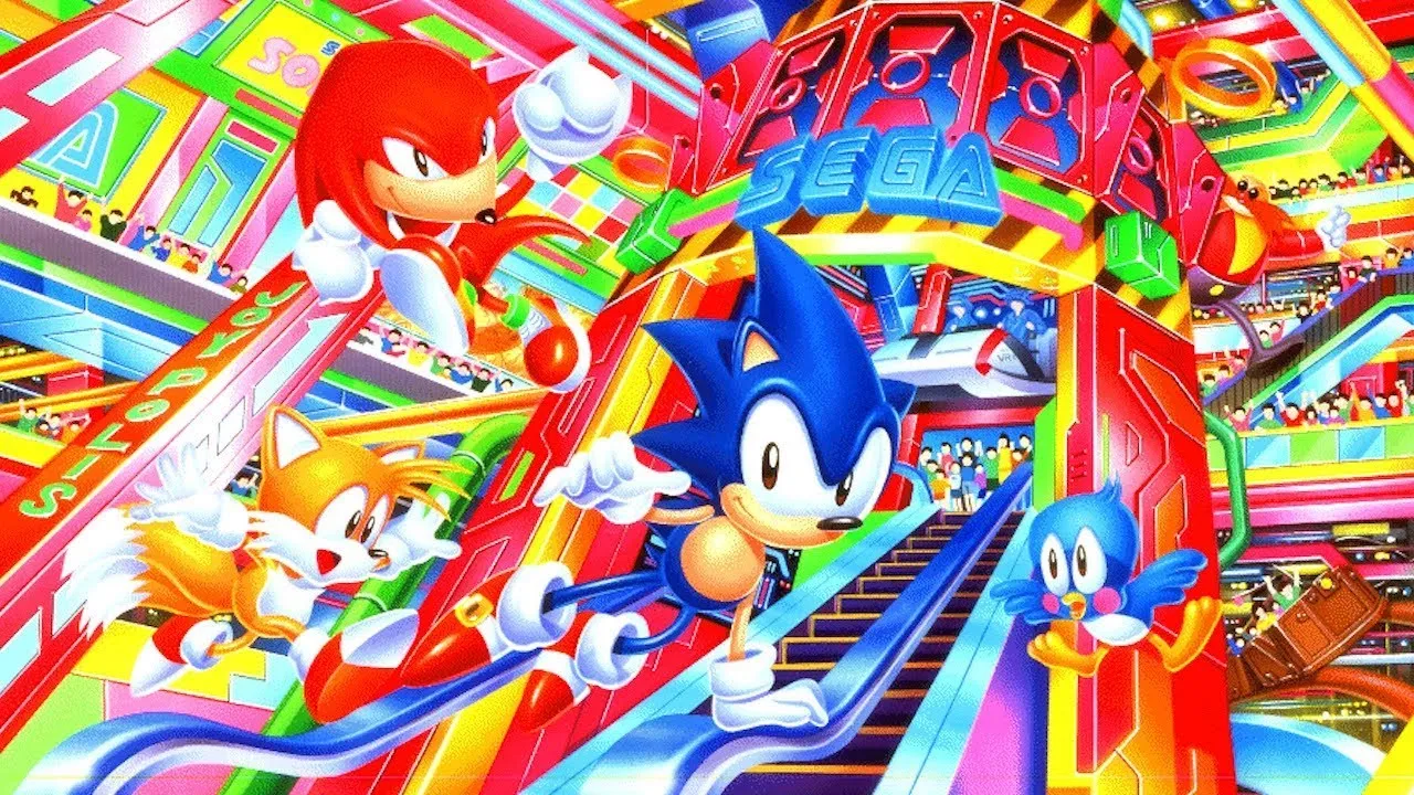Backdrop artwork for Sonic MegaMix