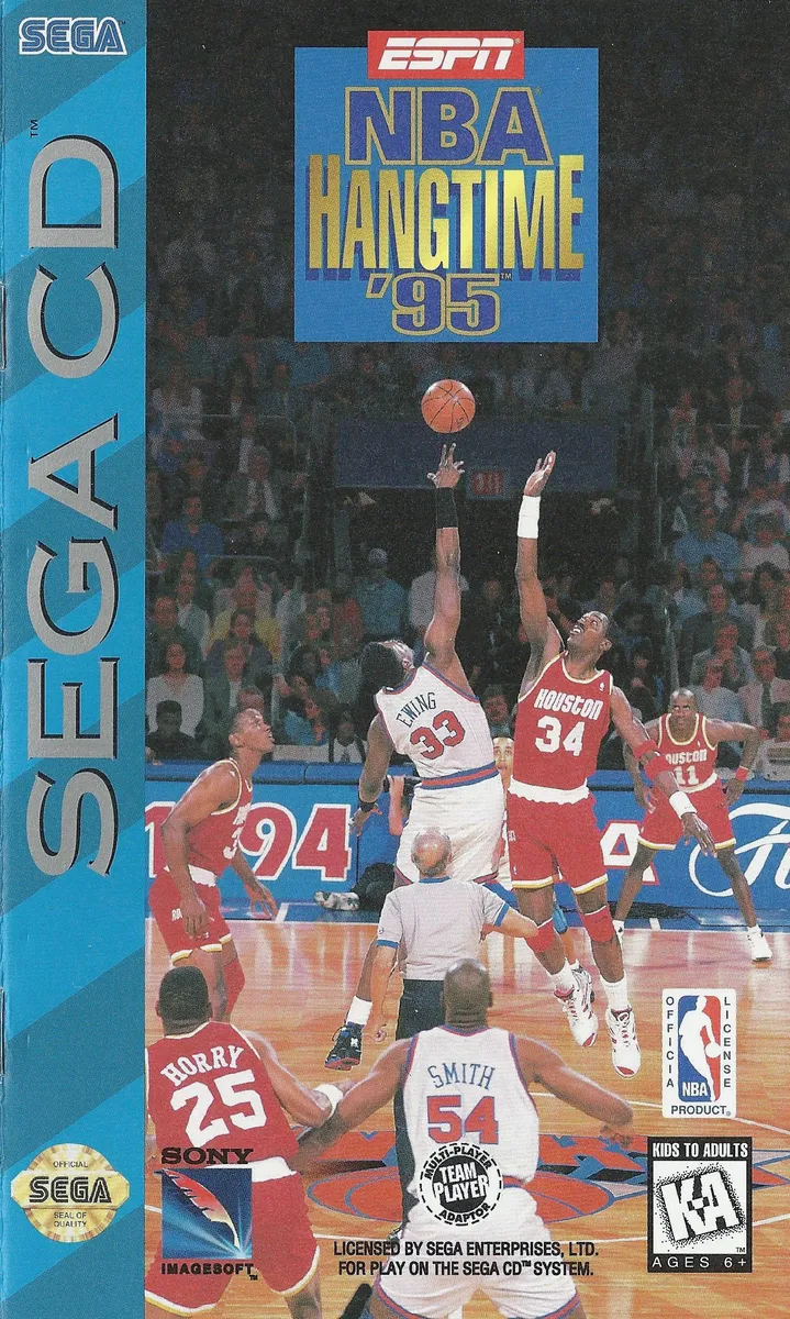 ESPN NBA Hangtime '95 box art