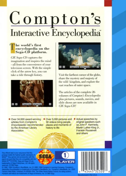 Compton's Interactive Encyclopedia v2.01R box back