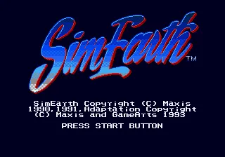 SimEarth screenshot