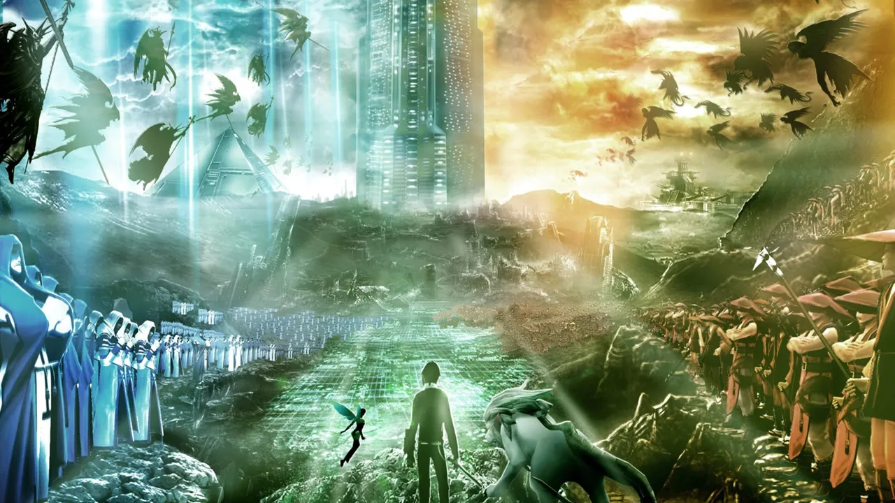 Backdrop artwork for Shin Megami Tensei