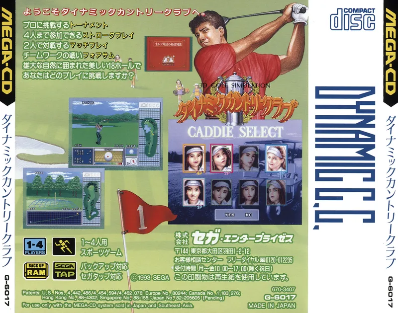 Dynamic Country Club: 3D Golf Simulation box back