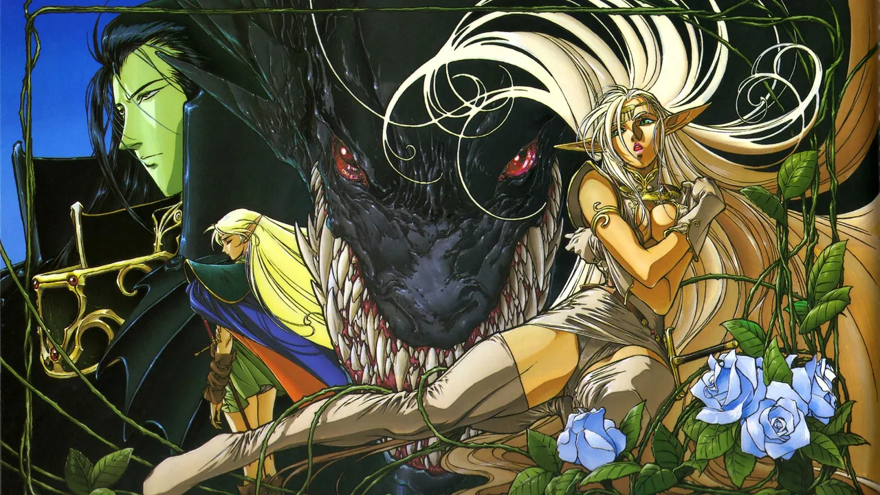 Backdrop artwork for Record of Lodoss War