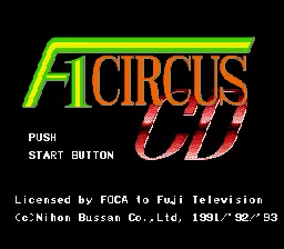 Backdrop artwork for F1 Circus CD