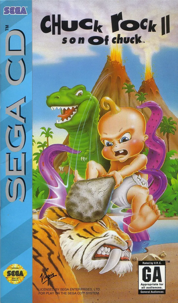 Chuck Rock II: Son of Chuck box art