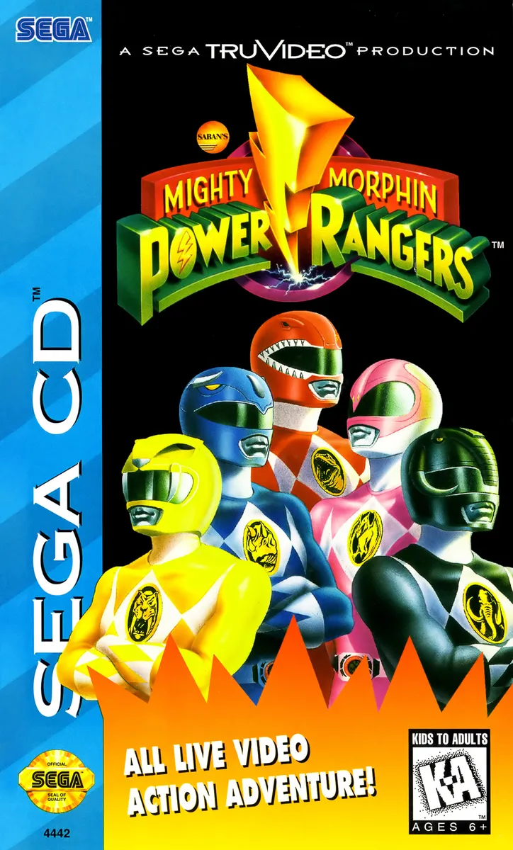 Mighty Morphin Power Rangers box art