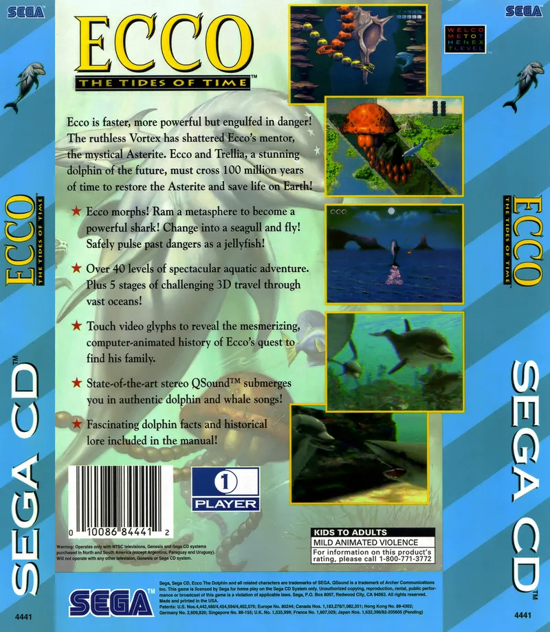 Ecco: The Tides of Time box back